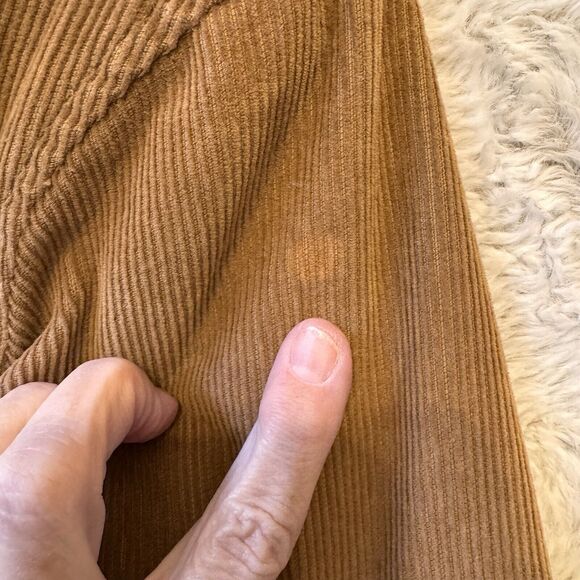 Buffalo David Bitton Jacket Men Size S Tan Light Brown Corduroy Sherpa Lined Y2K - Picture 10 of 11